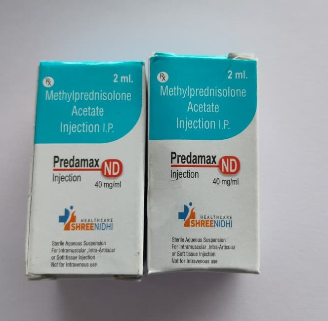 Predamax Injection (Methylprednisolone Acetate Injection IP, 40mg/ml)